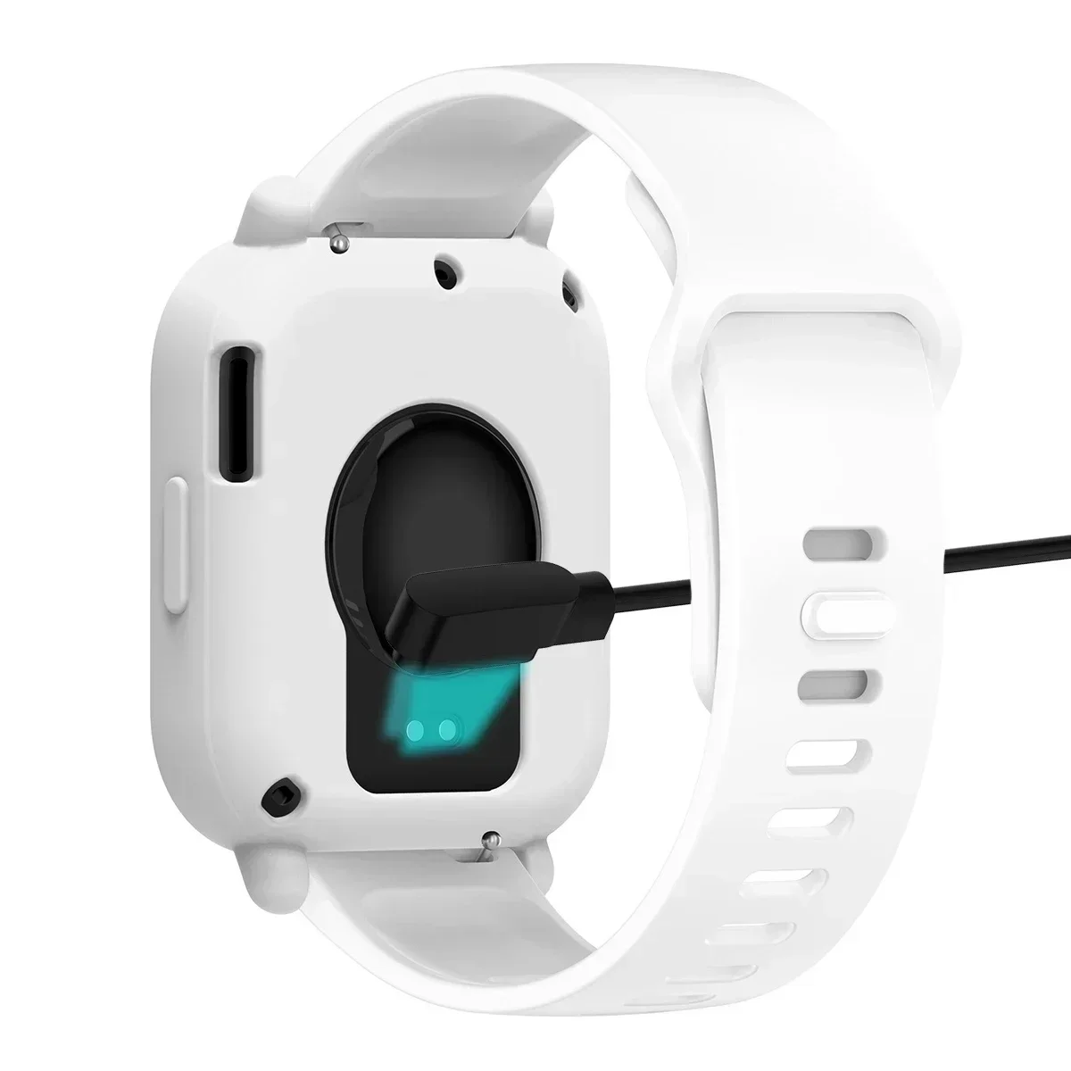 حافظة من السيليكون + حزام لساعة Redmi Watch 5 Lite / 5 Active Repacement Bracelet Belt Smart Watchband غطاء حماية