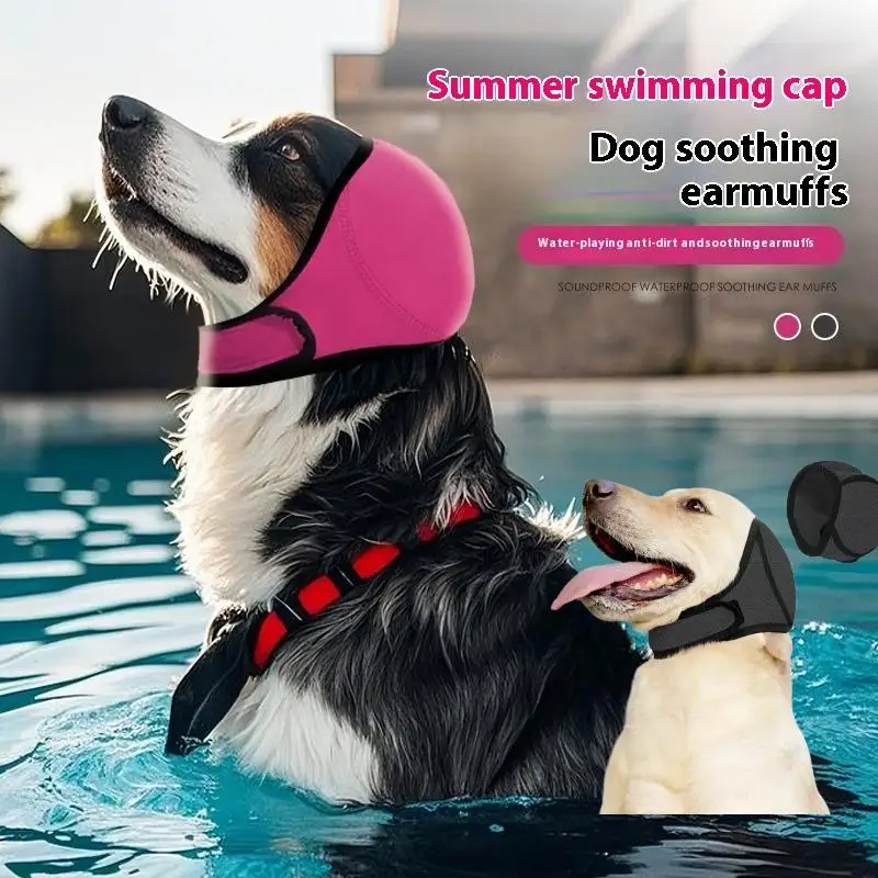1pcs Hearing Protection Ear Cover Dog Calming Earmuff Shock Proof Noise Reduction Dog Soothing Waterproof Headcover