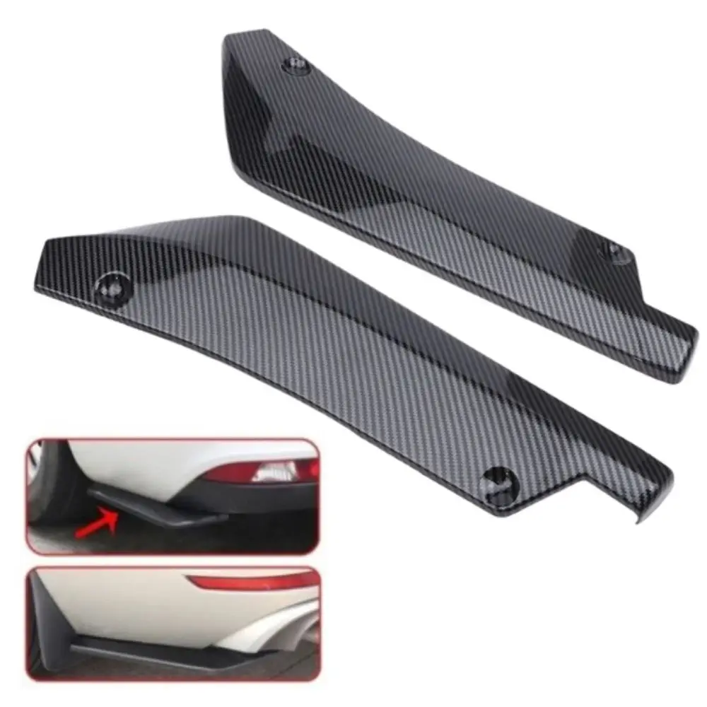 

Carbon Fiber Material Carbon Fiber Rear Corner Scratch Protector Diffuser Car Modification Parts Splitter Carbon Fiber Winglets
