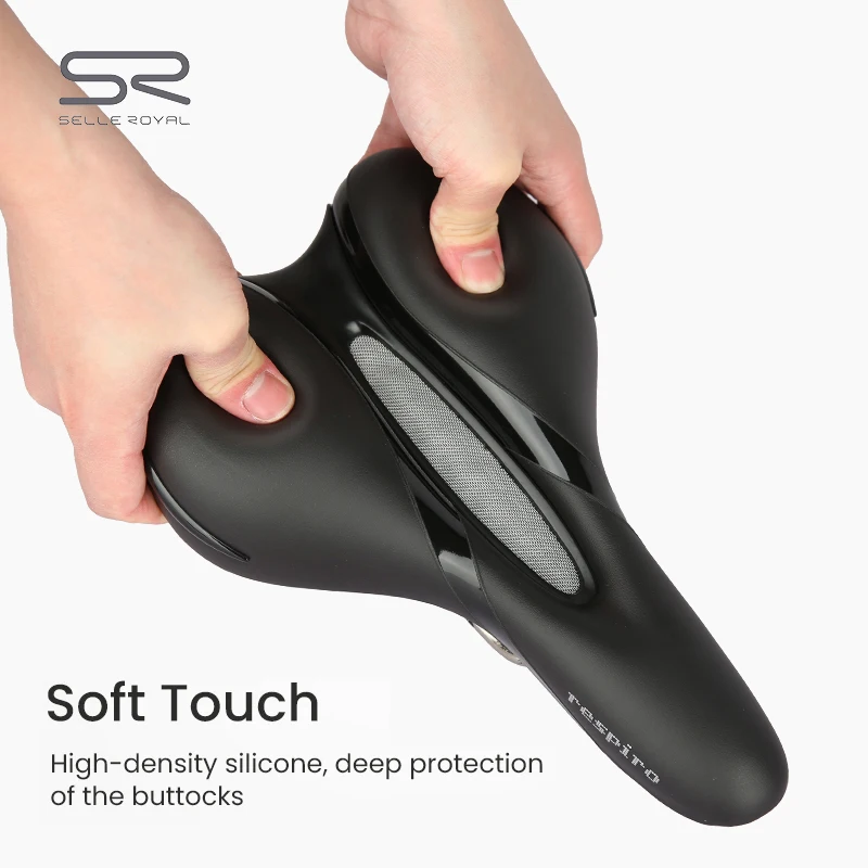 SELLE ROYAL Rail Hollow Breathable Bicycle Saddle Shock Absorbing MTB Road Bike Comfortable Soft ROYALGEL Cushion SR Silica Gel