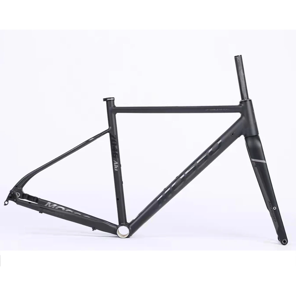 700C MOSSO 790GVL Road bike Frame With Carbon Fork  Aluminum Alloy Ultra-light GRAVEL Frameset Disc Braeke Bicycle Accessories