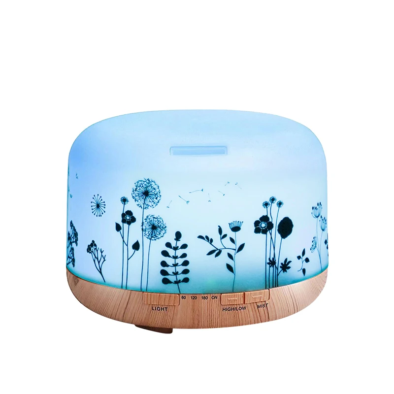 500Ml น้ำมันหอมระเหย Essential น้ำมันเครื่องพ่นอโรมากลิ่น Air Humidifier สำหรับ SPA Home โรงแรม