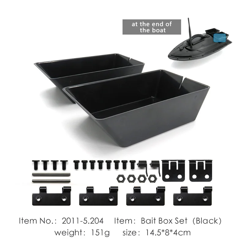 Y43A-2011-5 RC Bait Boat Spare Parts Accessories Upgraded Double Silo Accessories For Flytec 2011-5 Bait Boat - view 3