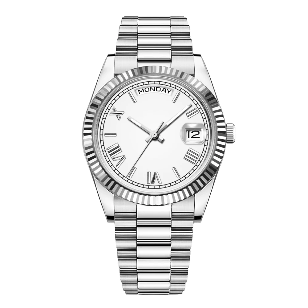 36mm/39mm Saffier Luxe nh36/ST1644 Automatische Mechanische Horloges Kalender waterdicht Mannen Romal wijzerplaat Klok jurk Relojes