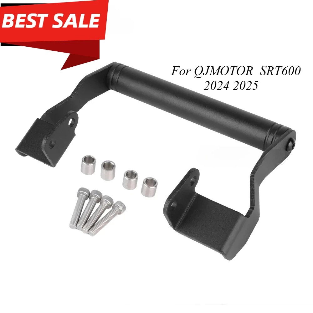 

For QJMOTOR SRT600 2024 Motorcycle Handlebar Extension GPS Navigation Bracket SRT 600 2025 Crossbar Phone Stand Holder 22mm Bar