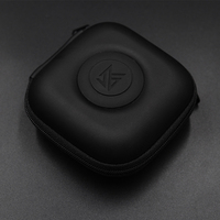 KZ Earphone Bags PU Zipper Storage Box Portable Hold Storage Box Case Black Suitable For Earphone Accessories Earbuds Card