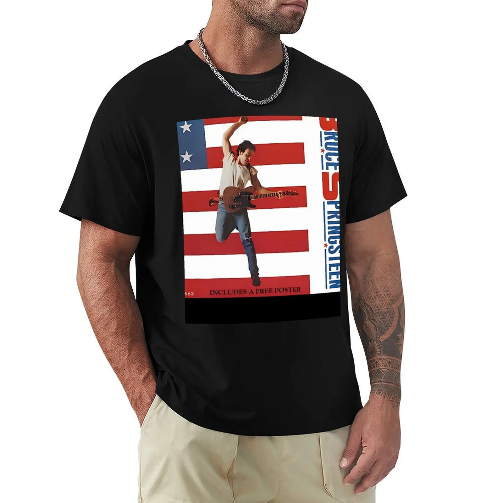 

Ancient Bruce Springsteen T-Shirt animal prinfor boys vintage new edition mens clothes
