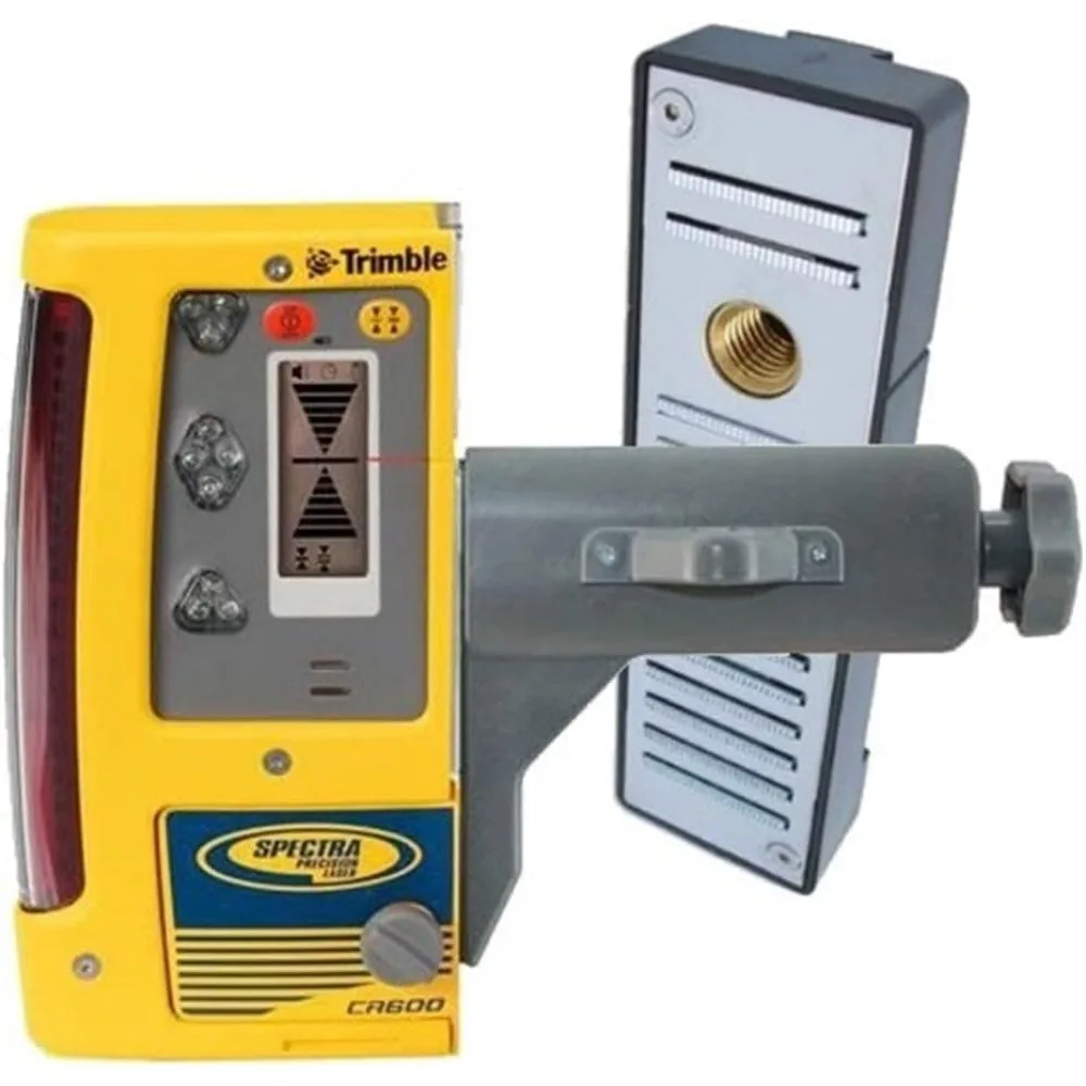 Combination Laser Level Receiver with Rod Clamp, Magnetic Mount, Waterproof, Lightweight, Bright LED Indicators