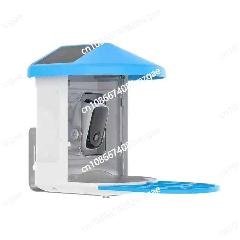 Solar Cell Camera, Household Pet Feeder, Small AI Recognition Bird Feeder