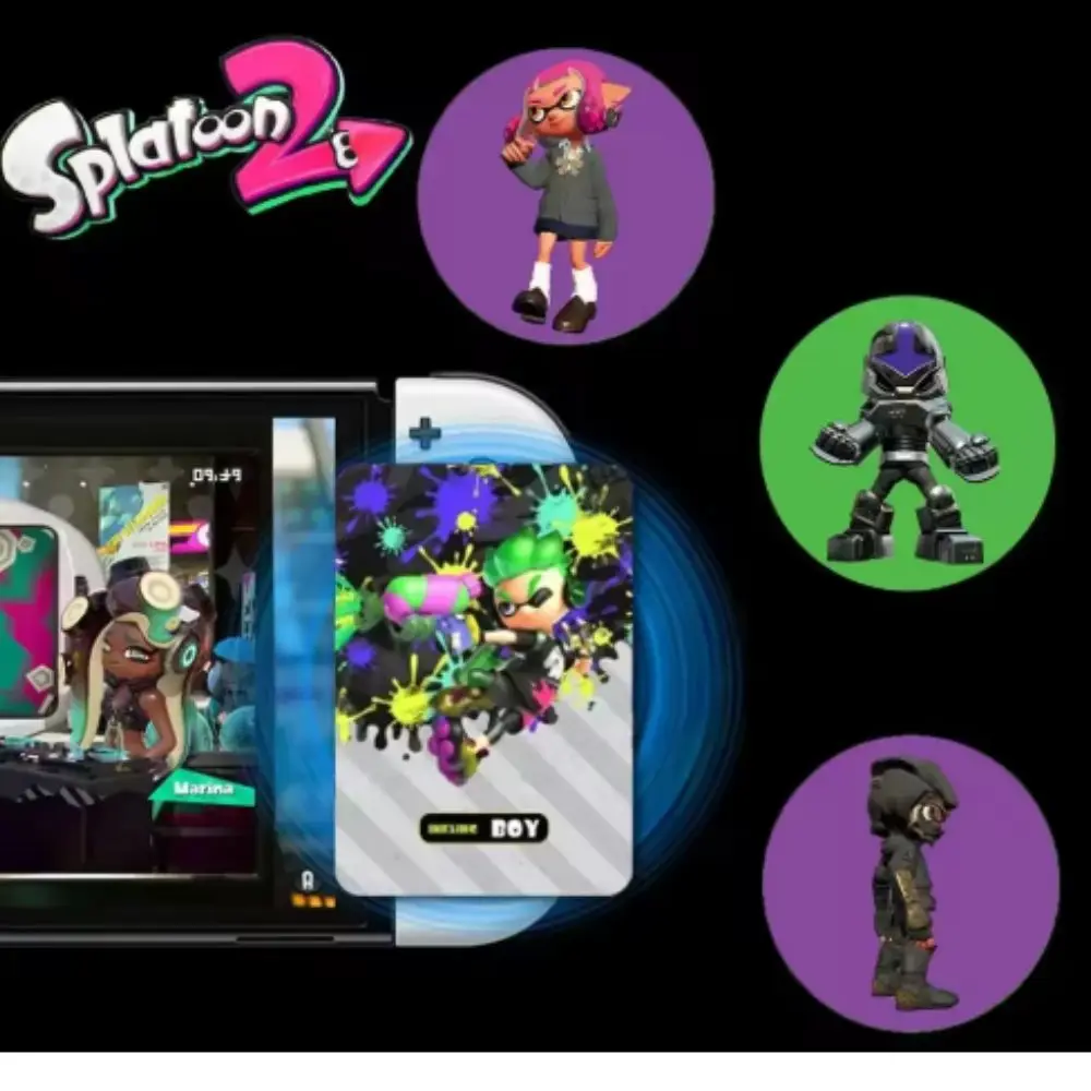 Tarjeta Splatoon Splatoon 3 tarjetas NS Switch juego Splatoon 3 tarjetas NFC tarjeta Splatoon tarjeta de enlace Universal