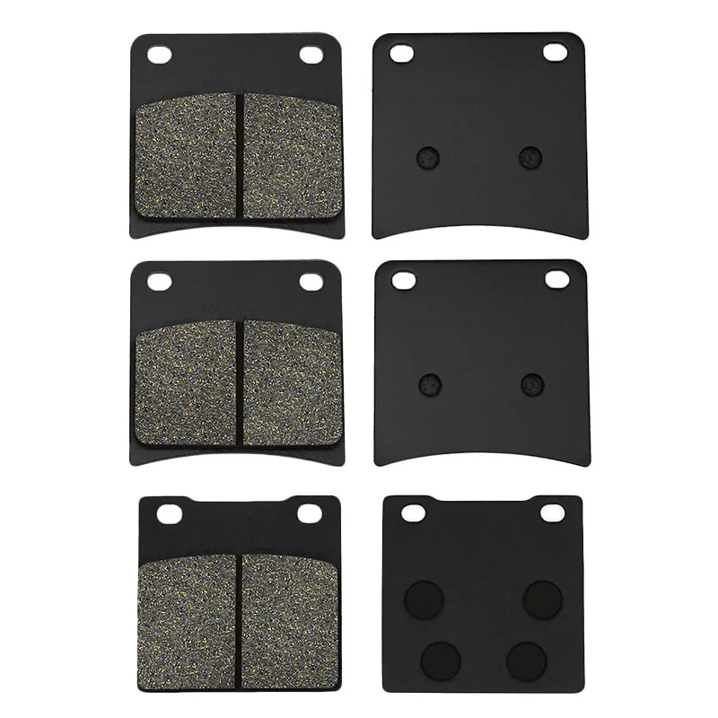 Cyleto Motorcycle Front Rear Brake Pads for Suzuki GSX400 GK74A 88-90 GSX600F GSX 600 F Katana 1988-1997 GSX750F GSX 750 F 89-97