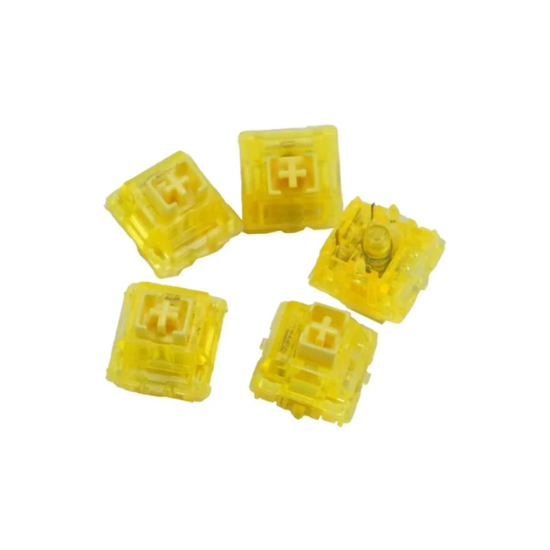 Gateron Keyboard Switch Ink V2 Series Switches Yellow Blue Black Switch Half-transparent 5pins Linear Tactile Switches