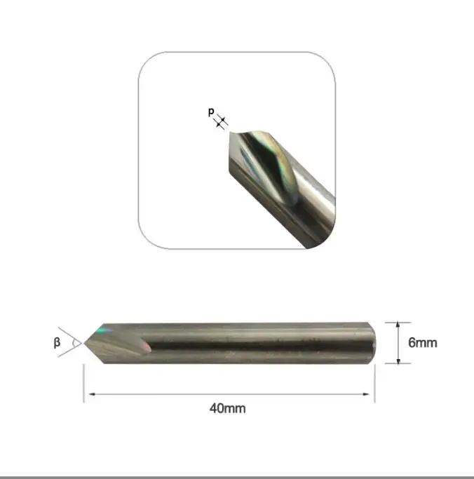 Double Edged Blade 90 95 105 Degree Carbide Raise Key Duplicating Cutting Copy Machine End Mills Milling Cutters Locksmith Tools