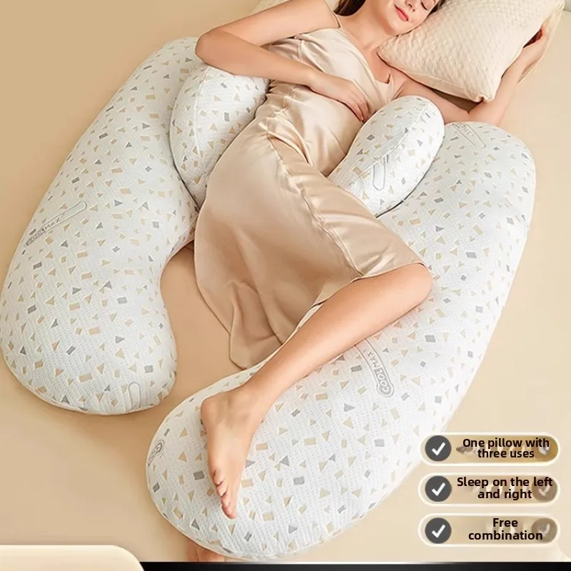

Women's pillow waist protection side sleeping pillow, abdominal support sleeping side lying pillow