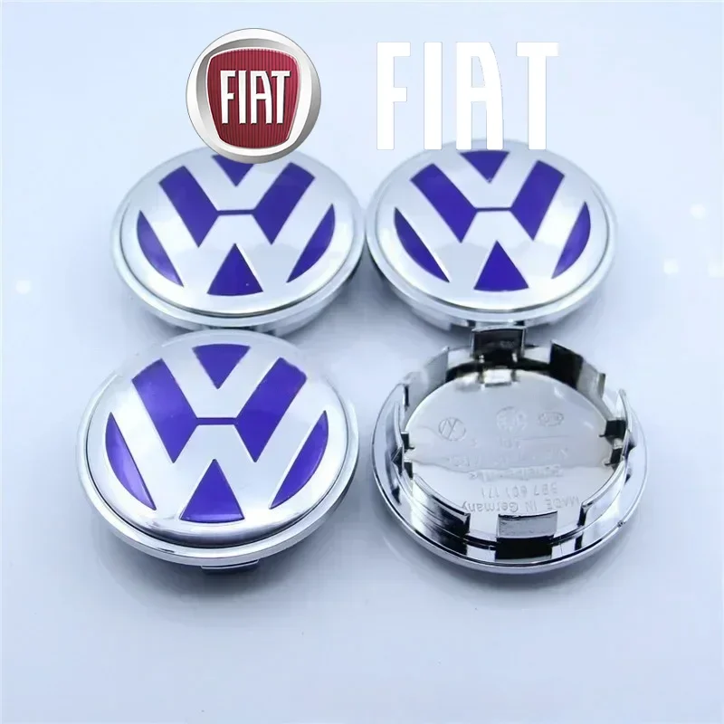

4pcs 65mm Car Wheel Center Cap Hub Covers Badge 3D Sticker For Volkswagen Polo Golf-4 5 6 7 MK5 MK6 MK7 CC Tiguan Passat