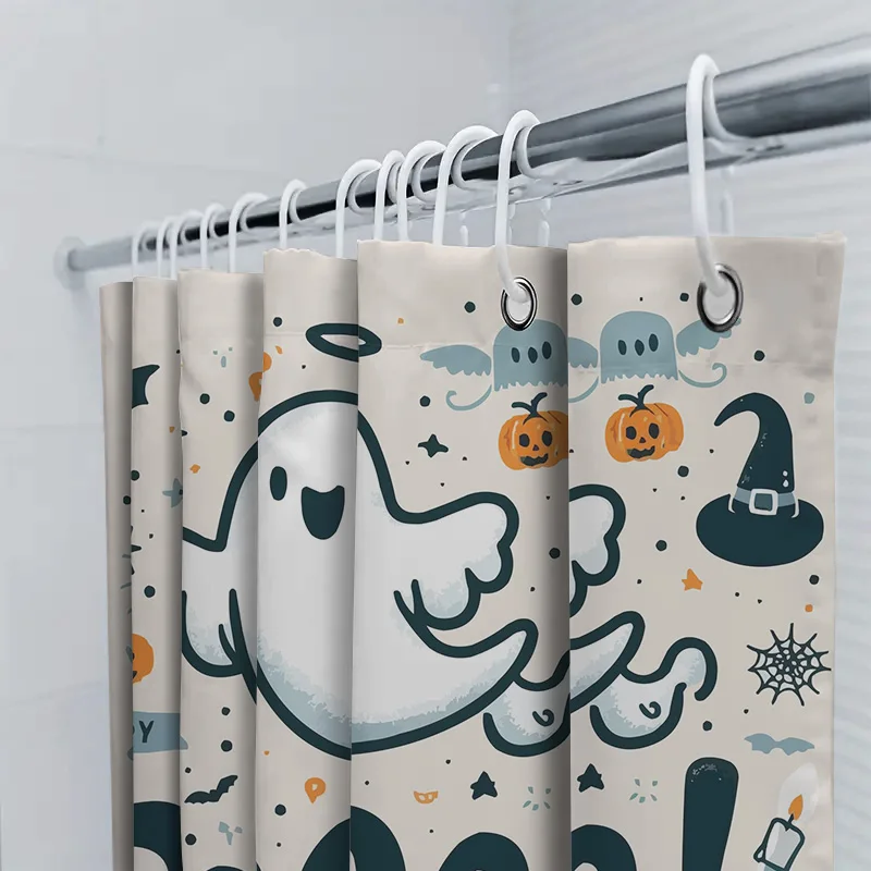 بو! ستارة دش تحت عنوان الهالوين تتميز بالأشباح والقرع وإكسسوارات الحمام المزخرفة للموسم المخيف! (الصنف # 12345