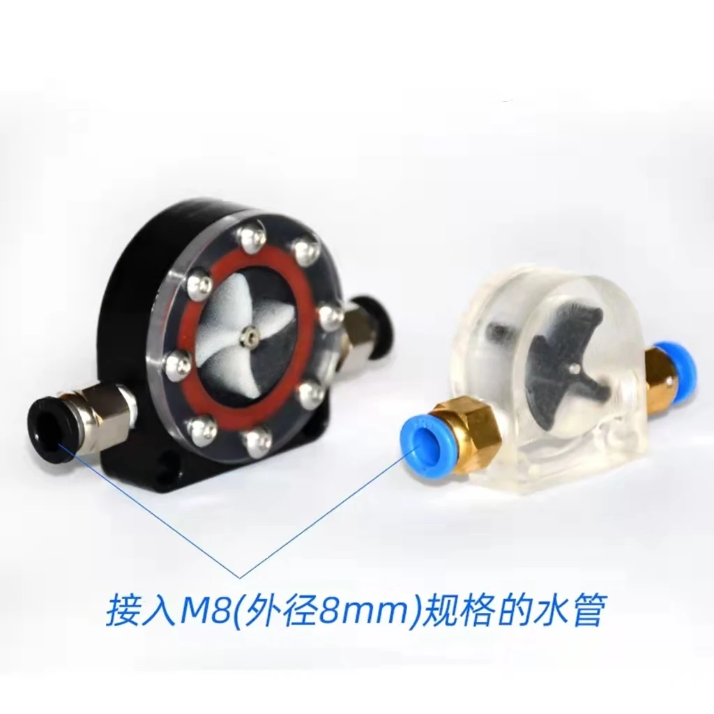 Engraving machine accessories water-cooled spindle motor water flow indicator tool cooling water flow observer flow mirror