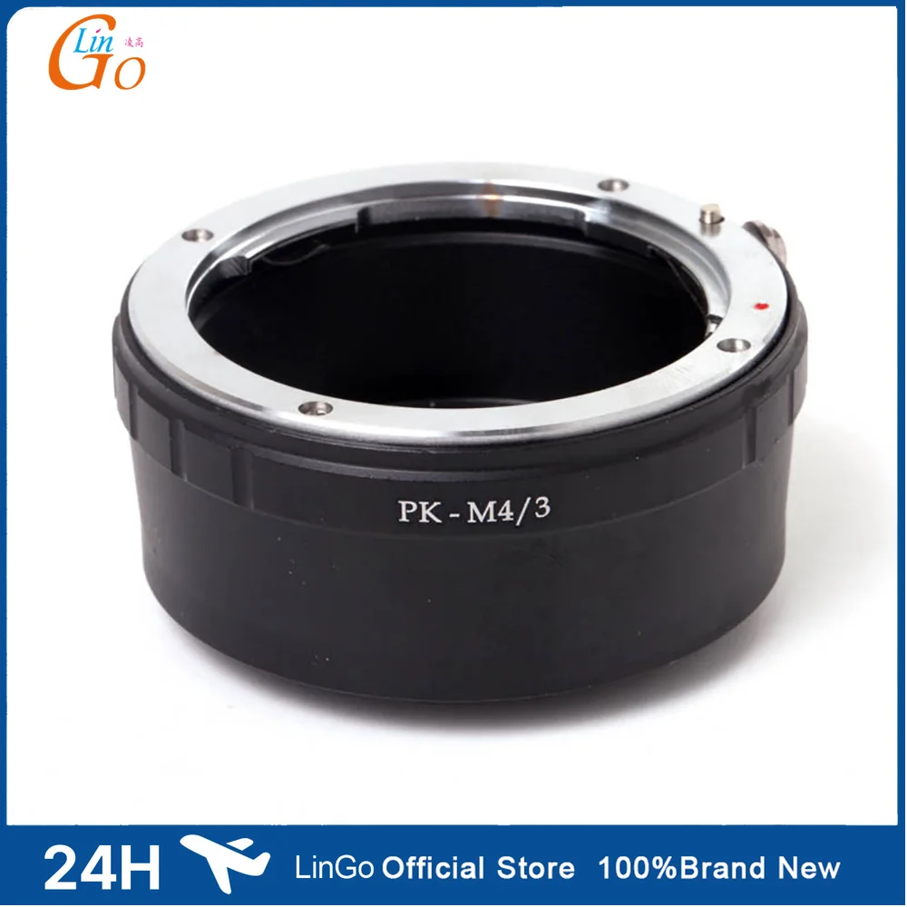 LinGo PK-M4/3 For Pentax K PK Lens to Micro 4/3 M4/3 Mount Adapter Ring K-M4/3 MFT for Panasonic G,GF,GX,GH Olympus E-P E-M etc.