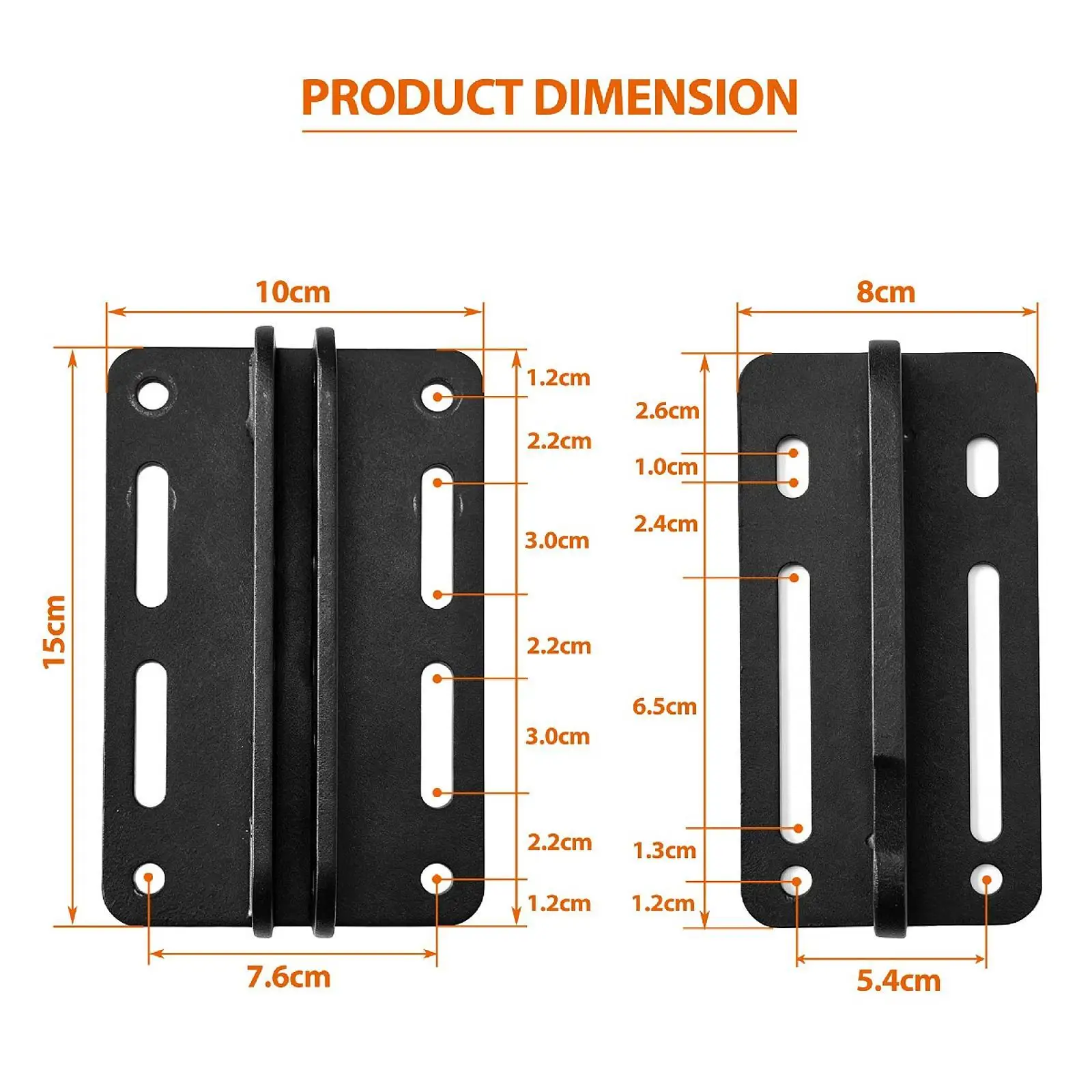 Awning Bracket Mounting Kit Steel Quick Release Set for Overlanding Camping Trips