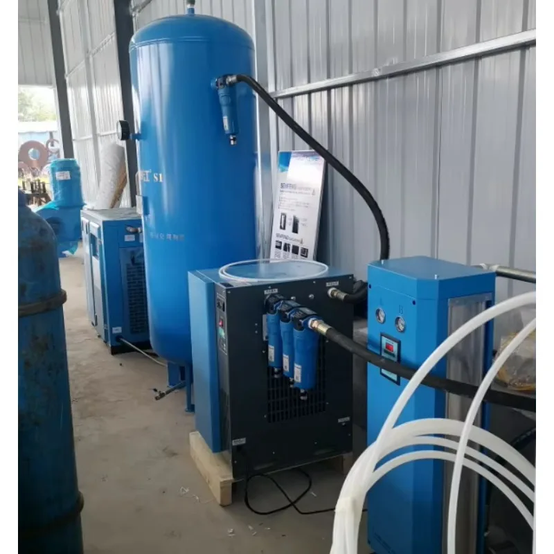 Screw Compressor Dryer Scroll High Pressure Silent Rotary Screw Inverter Electric 500 Liter 100l air Compressor 5