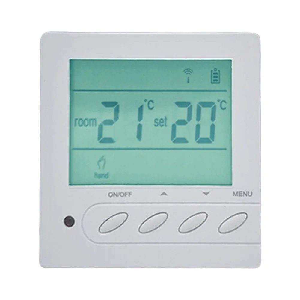 Central Wireless Control Panel for Hydronic Floor Heating with Optimized Heating Cycles and Utility Bill Reduction Support