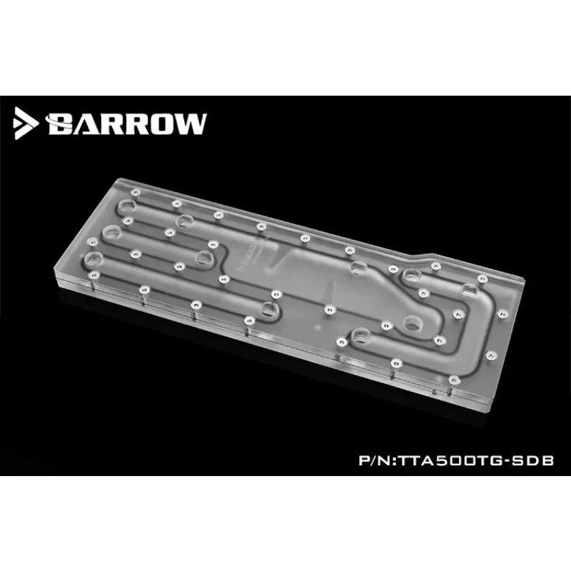 Barrow TTA500TG-SDB, Waterway Boards For TT A500TG Case, for Intel CPU Water Block & Single / Double GPU Buildings