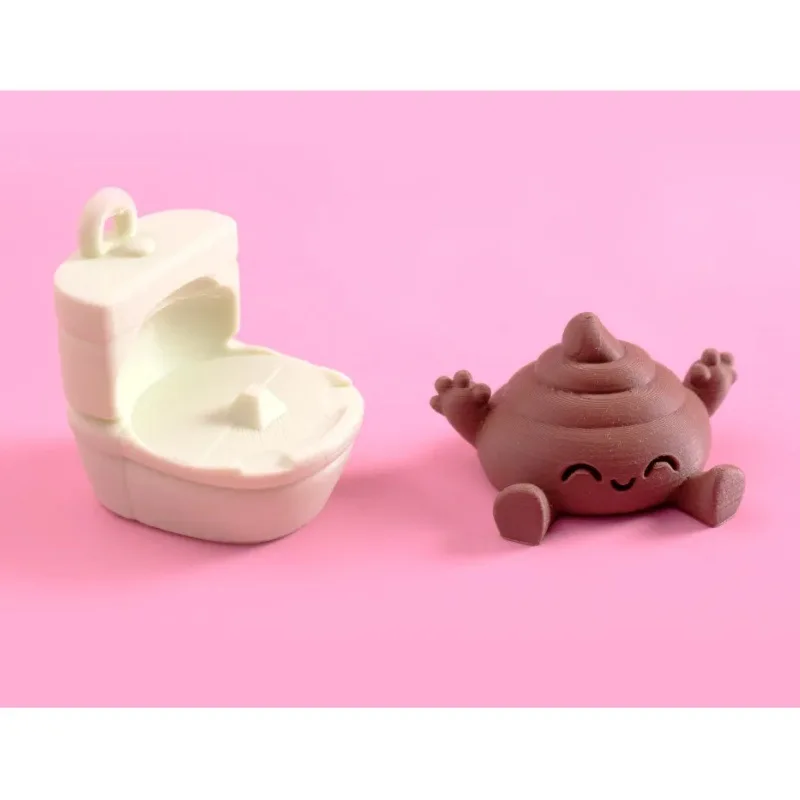 لعبة أنبوب التماثيل الصغيرة ثلاثية الأبعاد الطباعة الإبداعية زخرفة لعيد ميلاد النساء المنزل الرجال سطح المكتب عيد الميلاد خزانة التلفزيون مكان العمل