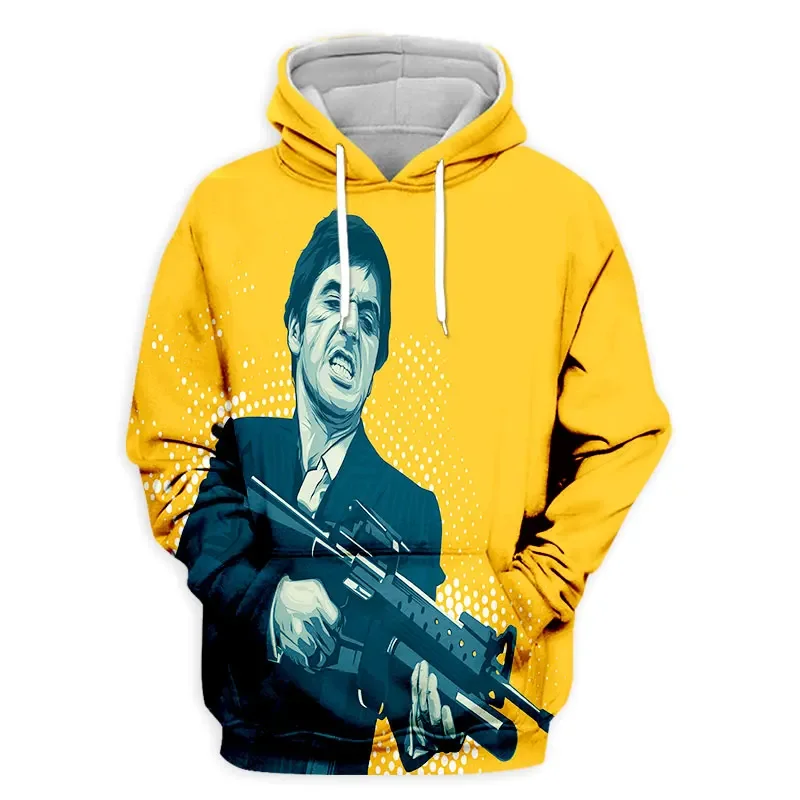 Movie Scarface Hoodies 3D Print Women/Men Hoodie Streetwear Hip Hop Sweatshirts Pullover Kids Hooded Unisex Clothing