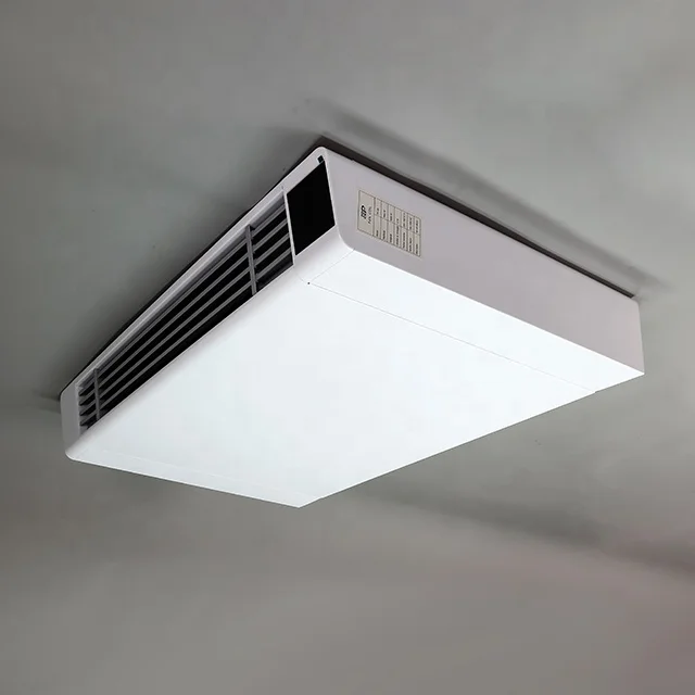 

FCU 130mm Hvac air Conditioner Chilled Water Fancoil Ceiling Mounted Slim Fcu Fan Coil Unit for Hotels With Heat Pump or Chiller