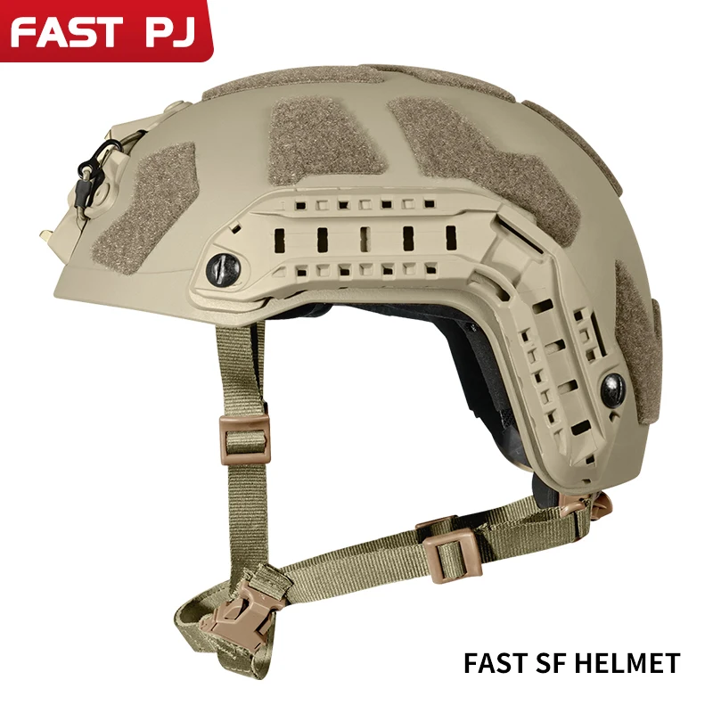 FAST Tactical Ballistic Helmet SF Ultra High Cut ABS Alloy Lightweight Special Operations Paratrooper Fan Field Helmet