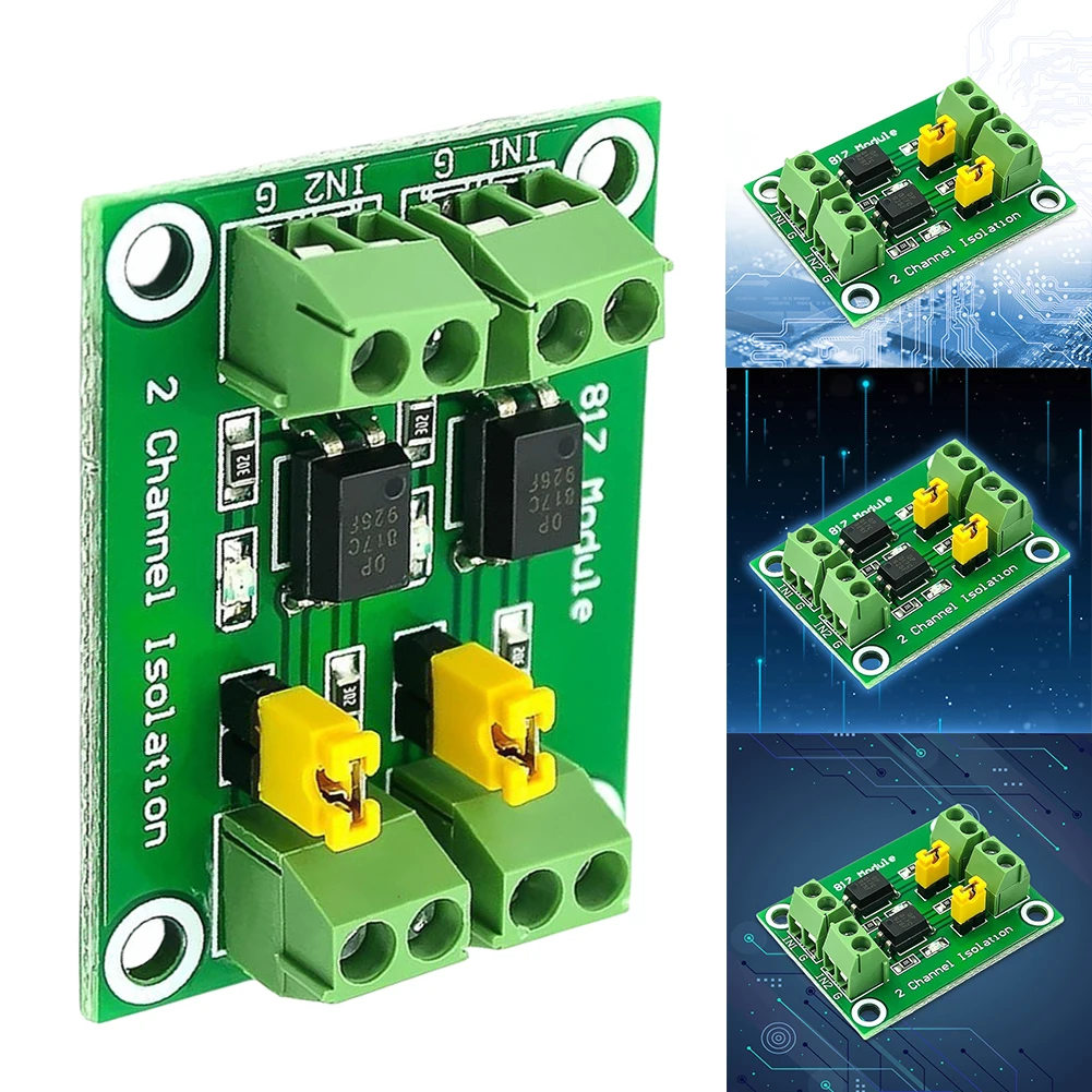 نقل عالي السرعة PC817 Optocoupler عزل مجلس محول جهد كهربي وحدة محول 2/4/8 قناة حجم صغير لتقوم بها بنفسك أطقم