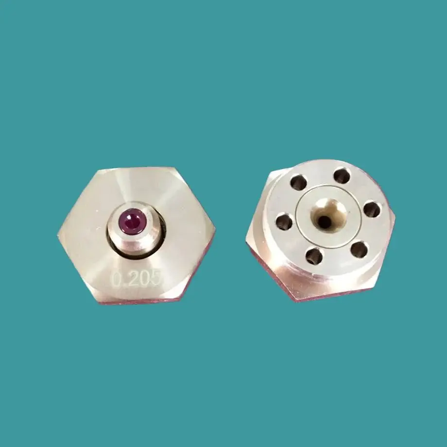 WEDM molybdenum wire Guider,Spray Cooling Plate Nozzle，Ruby guide, 0.192/0.195/0.205mm apply for RUIJUN Wire-Cutting machine