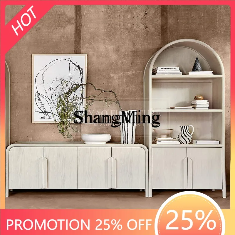 

Тумба под телевизор из массива ясеня, высокая, на ножках, для гостиной, простая, для хранения, напольная