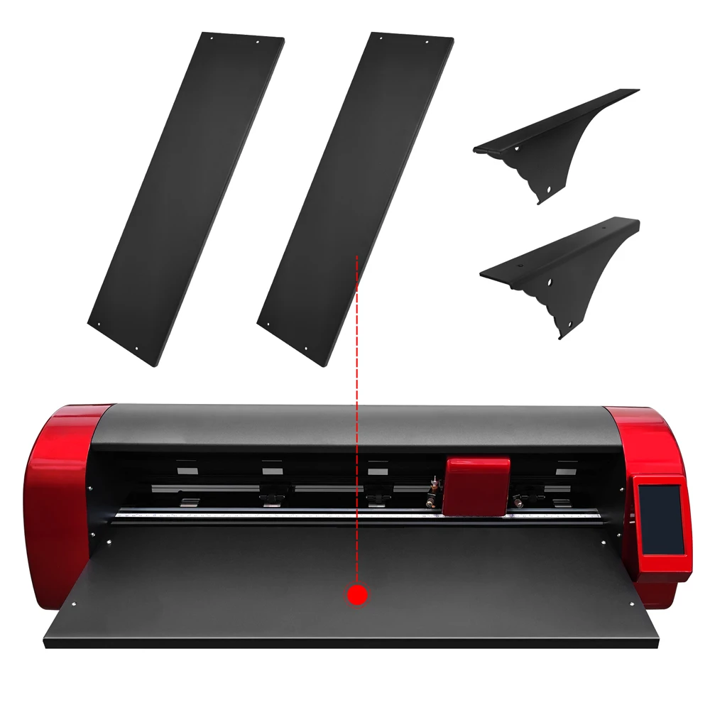 Factory Supply 24inch Stand Table 48inch 60inch Cutting Plotter Table Take-up Basket Roll Holders for Signmaster Plotter Machine