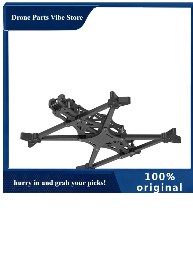 

APiFlight AOS 7 EVO V1.2 FPV Frame Kit with 8mm arm compatible O3 Air Unit And 19x19MM Analog Camera for FPV Racing Drone Parts