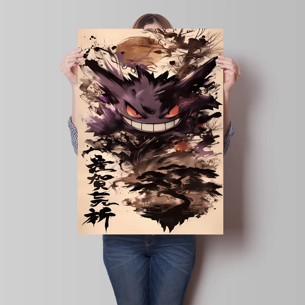 1PC frameless, Paintings High Quality Pokemon Arcanine Pikachu Wall Painting with Unique Designs and Gorgeous Colors Addin - view 5