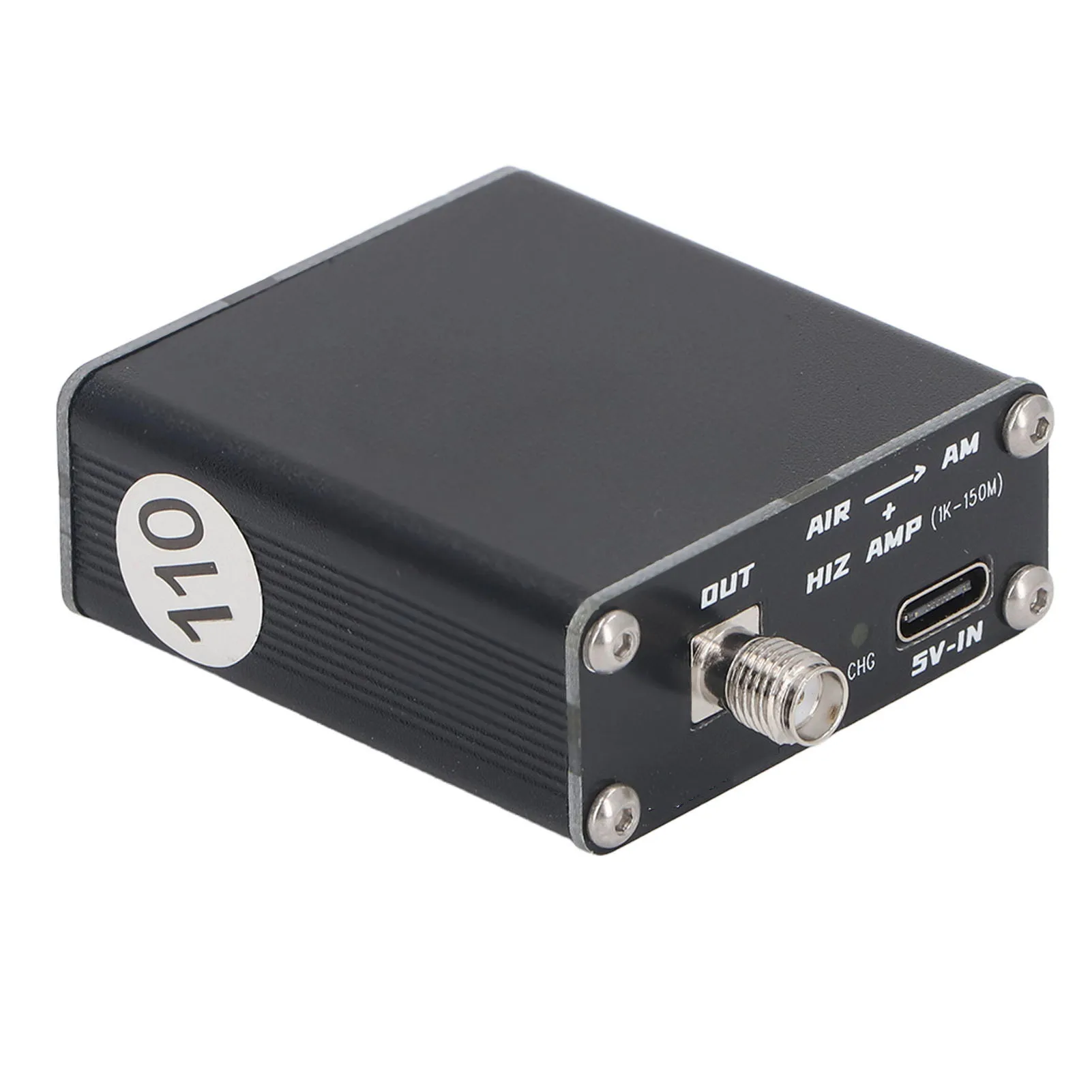 110m AIR to AM HIZ AMP Frequency Converter Aluminum Alloy High Resistance Amplifier for Home Travel 110M Frequency Inverter