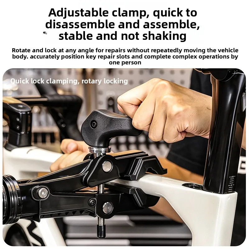 LEBYCLE/Bicycle Repair Rack Mountain Road Bike Maintenance Tools Multifunctional Repair Rack
