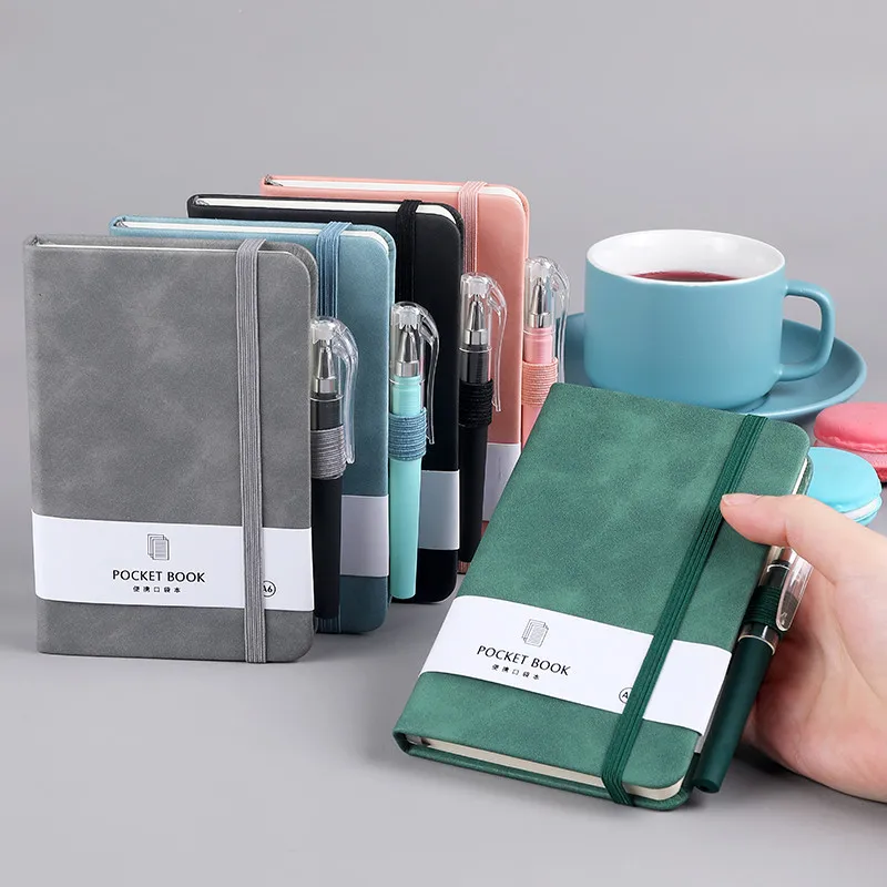3pcs Random Color A7 Notebook,100 Sheets Thick Paper,for Office,School,Travel,Holiday Gifts (Halloween,Thanksgiving, Christmas)