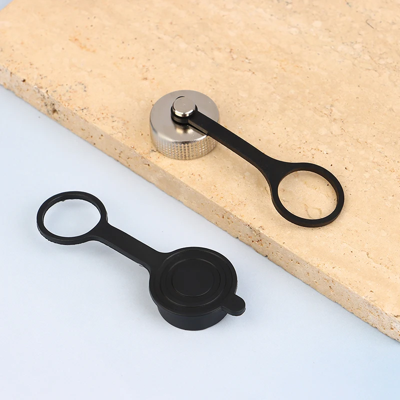 1Pair GX16 Connector Plug Cover Waterproof Dust Rubber Metal Cap Circular Connector Protective Socket Sleeves