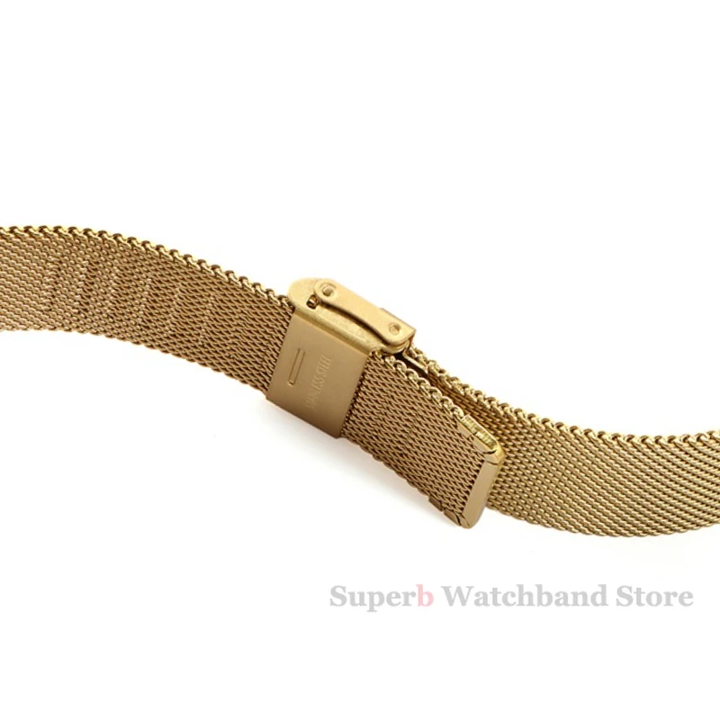 Milanese حزام العالمي سوار الإفراج السريع 18 مللي متر 20 مللي متر 22 مللي متر 12 مللي متر 14 مللي متر 16 مللي متر 17 مللي متر 19 مللي متر 21 مللي متر 24 مللي متر 0.6 شبكة الفولاذ المقاوم للصدأ #4