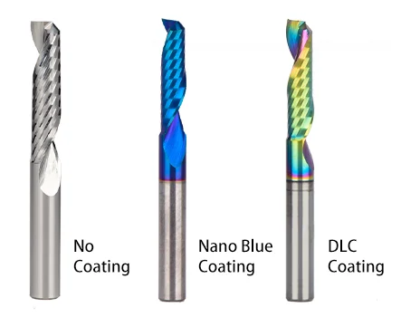Weixing carbide single slot end mill steel numerical control woodworking cutter acrylic end mill