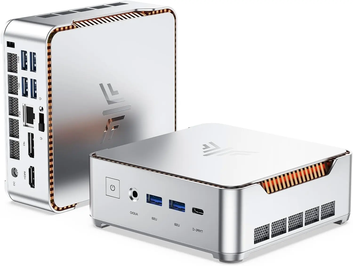 كمبيوتر ألعاب صغير ACEMAGIC Hyper P2، 4300U 16GB DDR4 512GB SSD أجهزة كمبيوتر مكتبية صغيرة، شاشة ثلاثية 4K 6*USB3.2، USB-C، HDMI، DP، #1