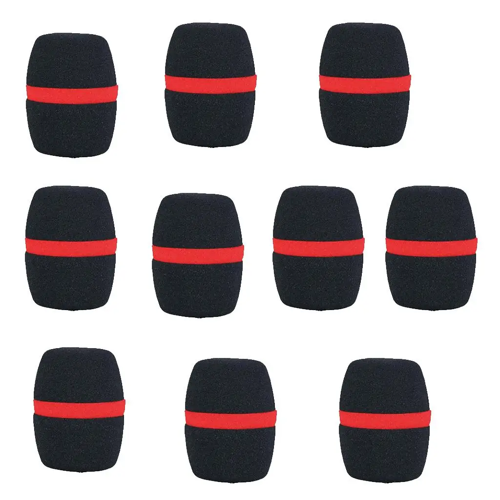 Mic Foam Windscreen Sponge Black Protective Cover Wind Shield for Recording Ball U Shape Microphone