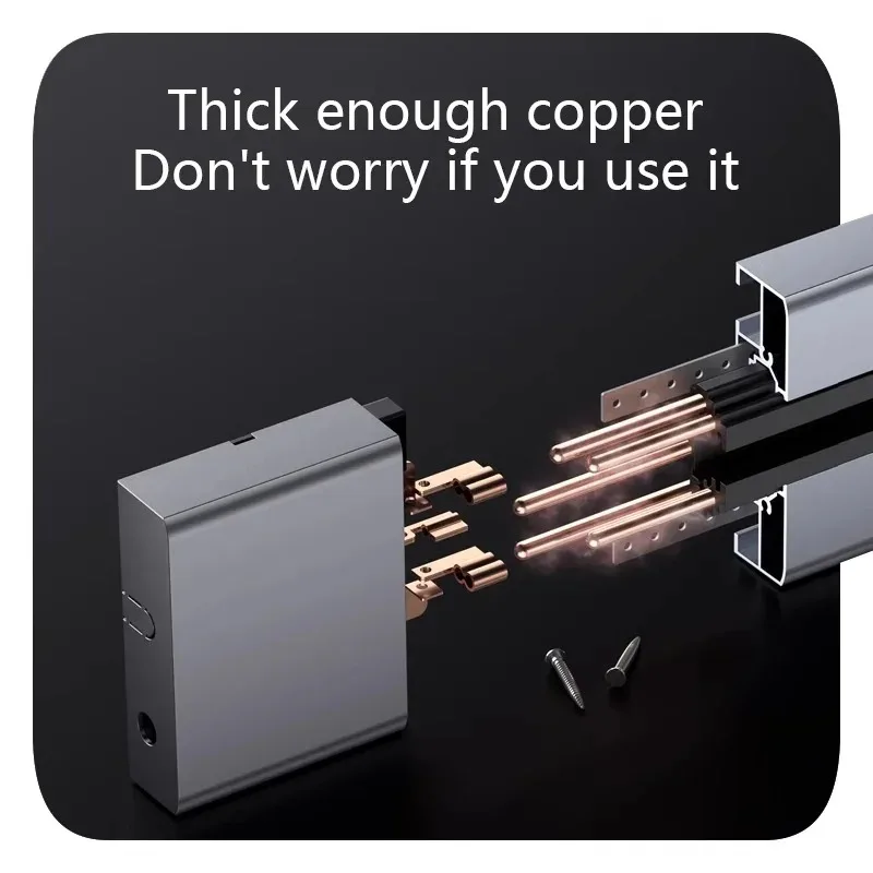 Wall Mounted Electrical Track Socket Module DIY EU US UK FR Universal Standard Multiple Plug Extension Rail Outlet