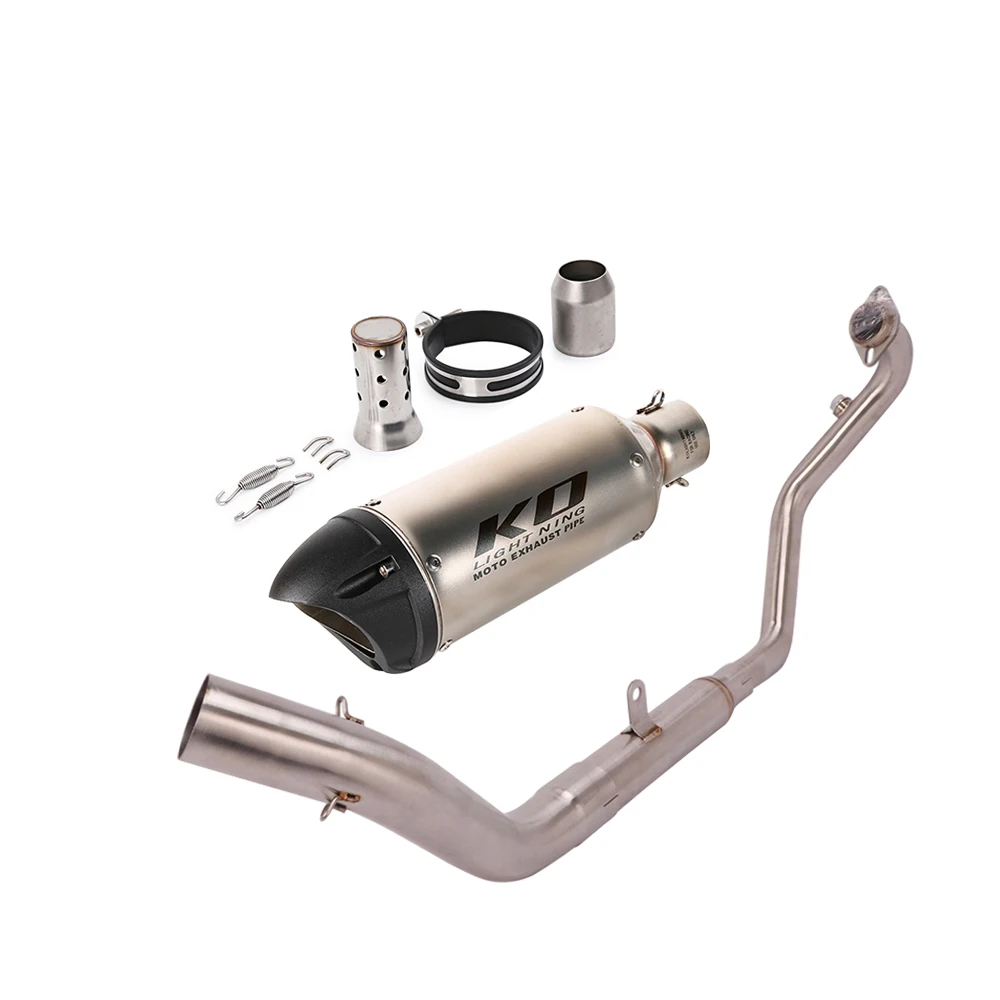 For CFMOTO NK250 250SR 2025 Motorcycle Full Exhaust Escape System Stainless Steel Header Pipe Muffler With DB Killer