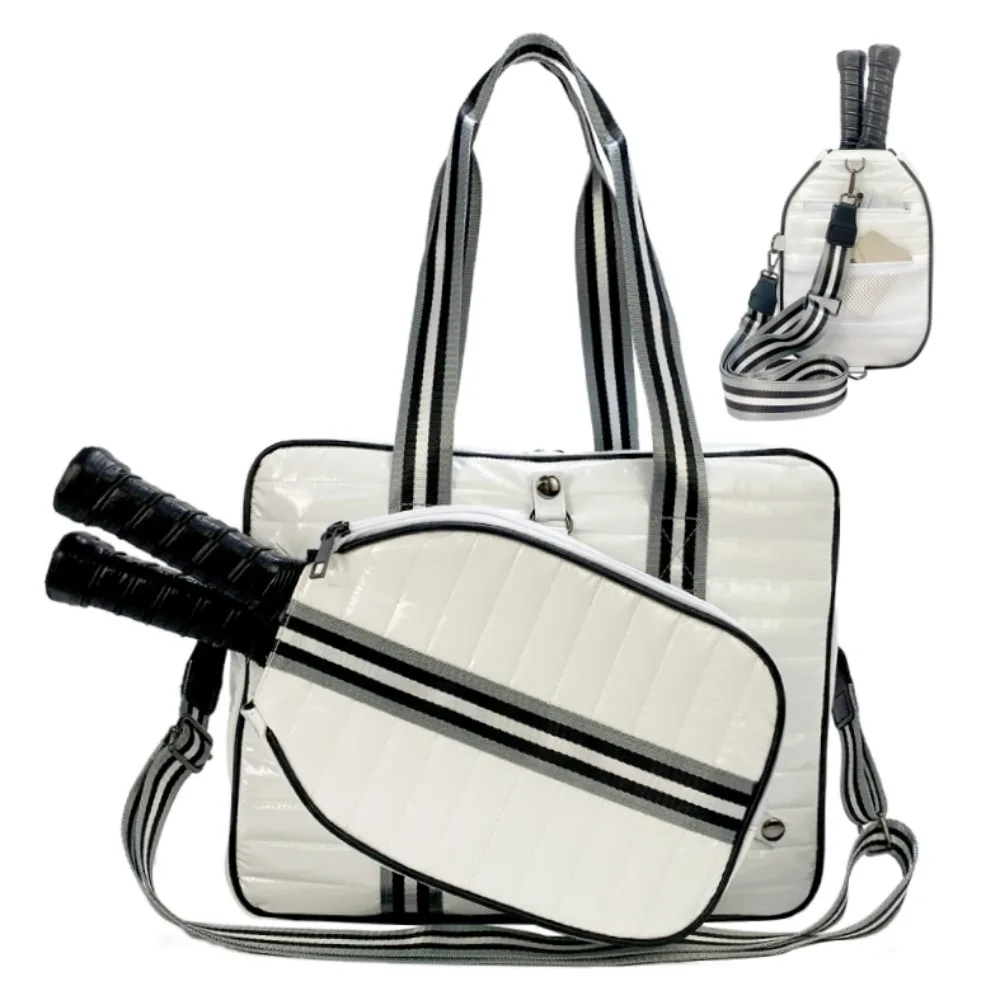 

2-в-1 Сумка для весла Pickleball Съемная сумка через плечо большой вместимости Неопреновая водонепроницаемая сумка