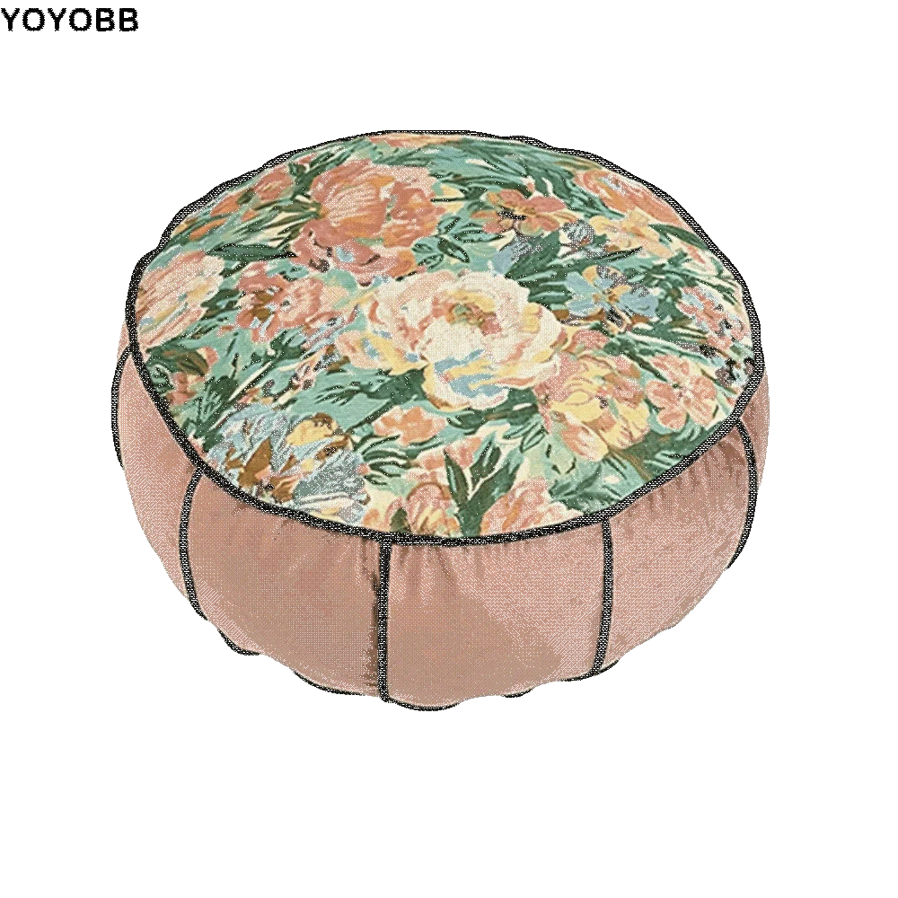 Jacquard Fabric Lazy Cushion Warm and Cozy Home Washable Seat Cushion 10 Colors Available Non-slip Bottom Leisure Cushion