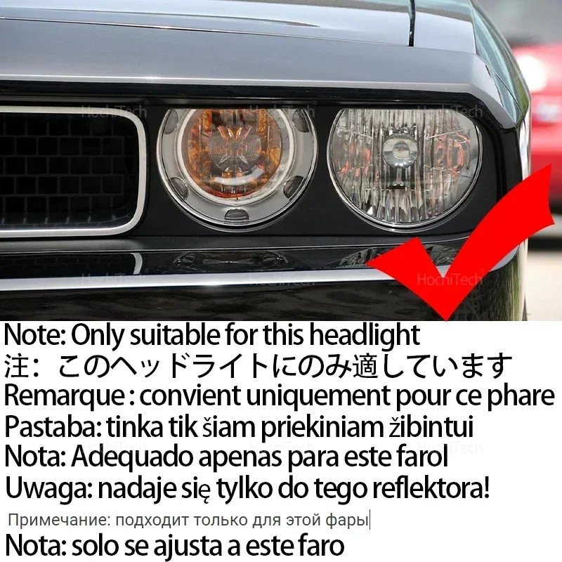 High Quality for Dodge Challenger 2008-14 Angel Eyes Light DRL Kit - 16 Color Options + 4 Flash Effects & Brightness Adjustment