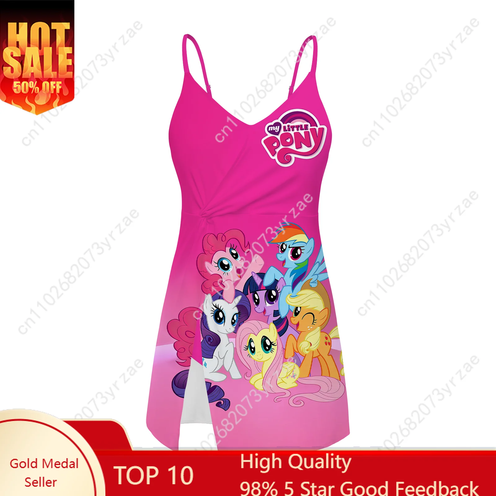 

My Little Pony Swimsuit Womens Bathing Suits Pool Party Beach Personalized Fashion Swimwear Sexy Bikini Custom Sling Dress